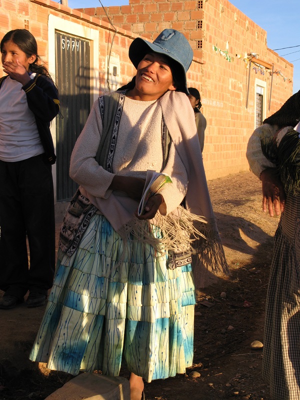 Kvinde i El Alto Bolivia